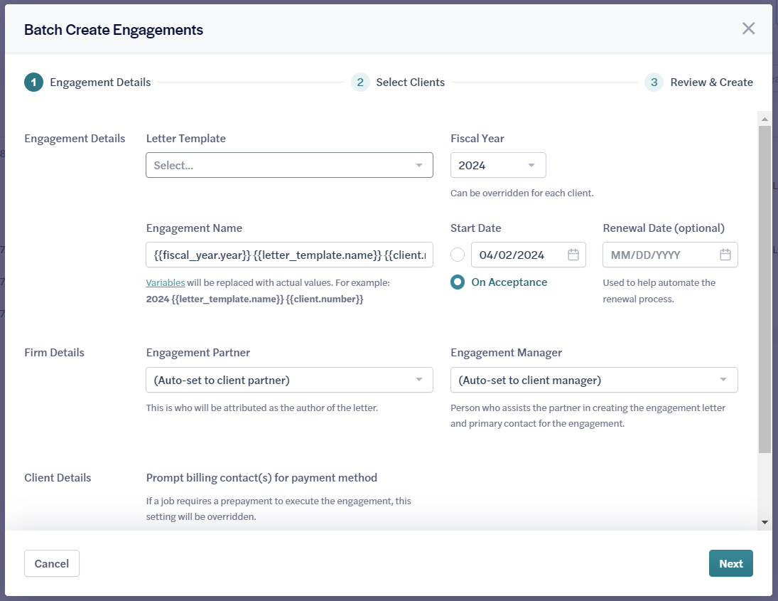 Batch Create Engagements Without Jobs - Step 1.png
