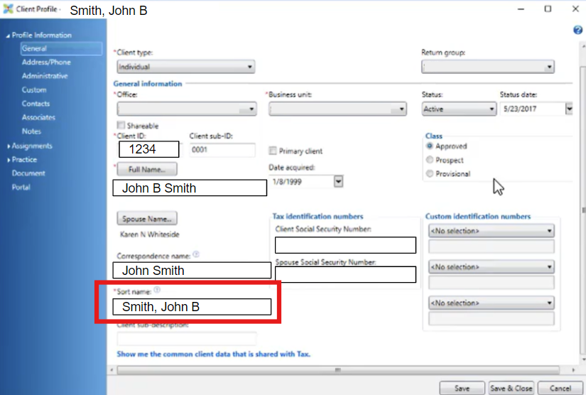 CCH Axcess Screenshot - Client Sort Name .png