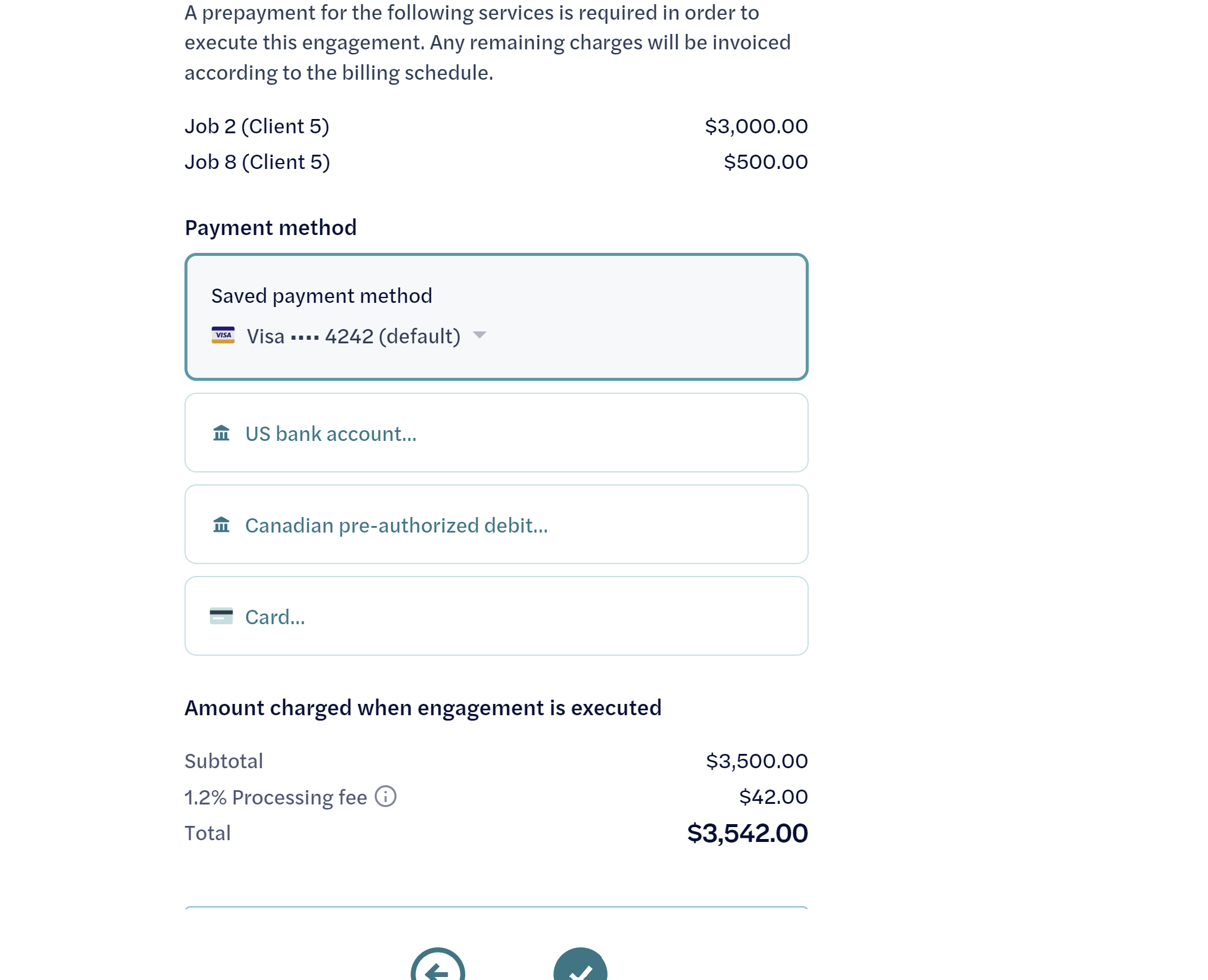 Engagement - Client Portal - Prepayment Required with Two Jobs.png
