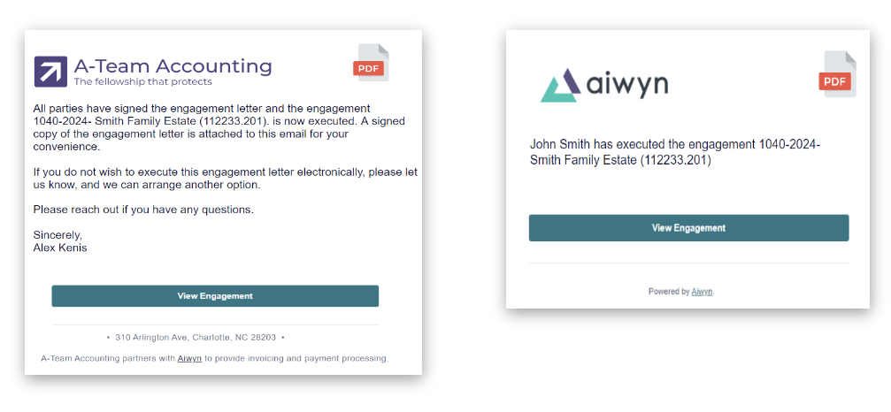 Executed Engagement Letter Emails to Client and Firm - DEMO.png