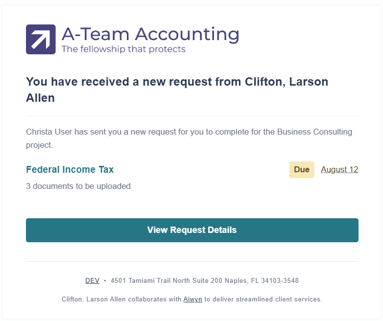 Requests - Client Email with multiple requests.png
